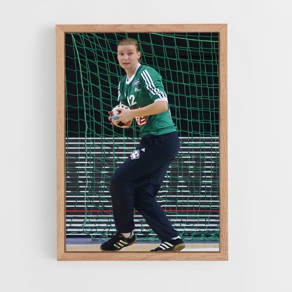 Poster Amandine leynaud – affiche Handball (vue 4)